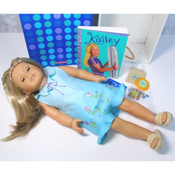 American Girl Pleasant Company DOLL KAILEY + Meet Outfit Accessories Jewelry BOX - Picture 7 of 11